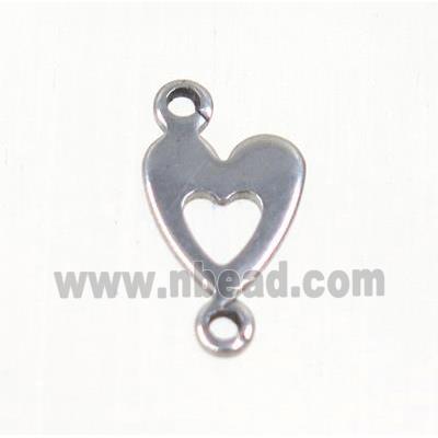 stainless steel heart connector