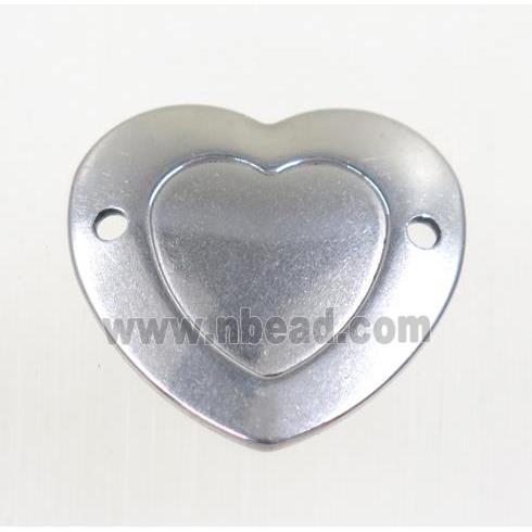 stainless steel heart connector