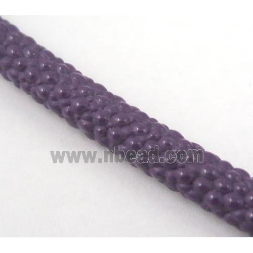 PU leather cord, round