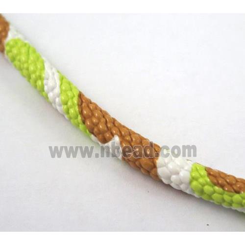 PU leather cord, round