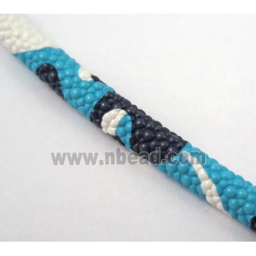 PU leather cord, round