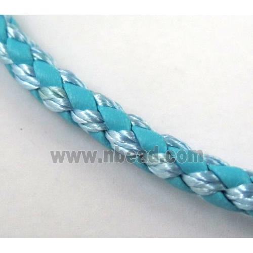 PU leather cord, round