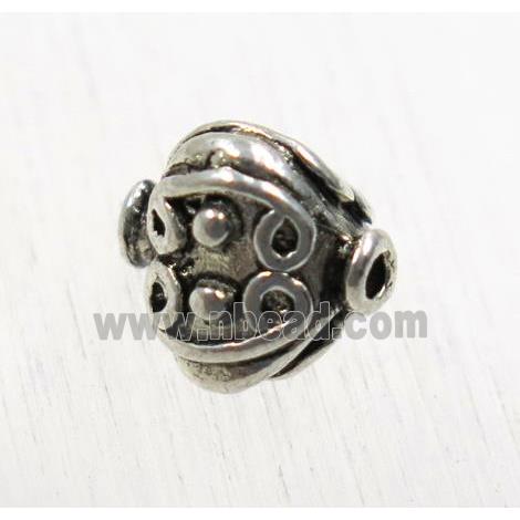 tibetan silver alloy beads, non-nickel