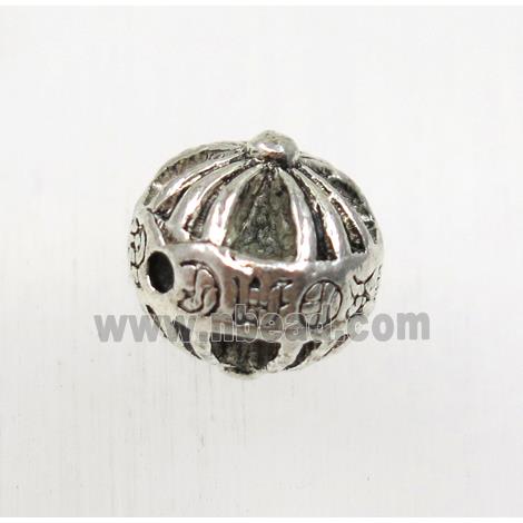 tibetan silver alloy beads, non-nickel