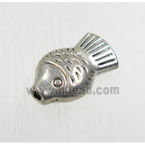 tibetan silver zinc fish beads, non-nickel