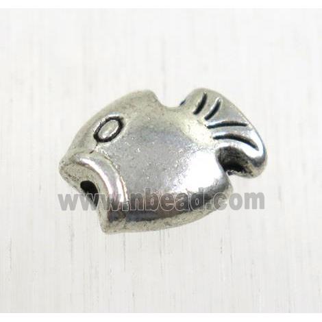 tibetan silver zinc fish beads, non-nickel