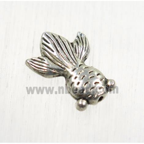 tibetan silver zinc fish beads, non-nickel