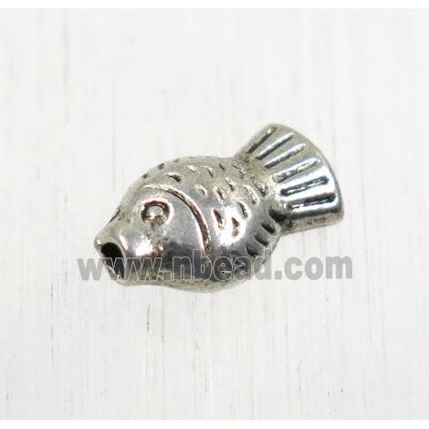 tibetan silver zinc fish beads, non-nickel