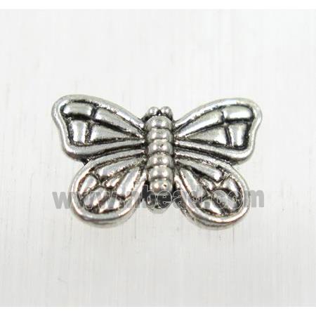 tibetan silver zinc butterfly beads, non-nickel