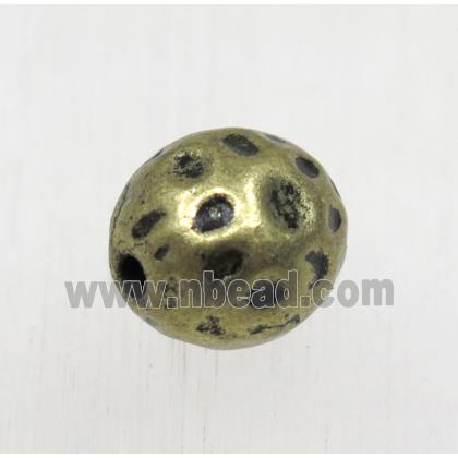 tibetan silver zinc beads, non-nickel, antique bronze