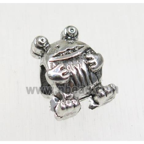 tibetan silver beads, zinc, non-nickel