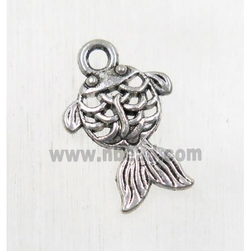 tibetan silver Zinc fish beads, non-nickel