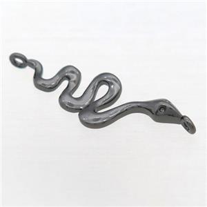 copper snake connector, black plated, approx 10-25mm