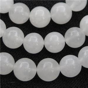 round white Jade beads, approx 8mm dia