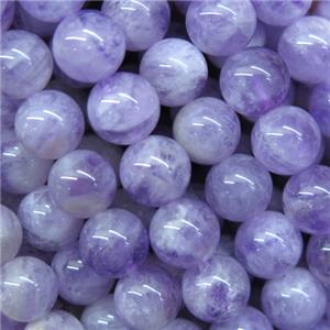 round purple Chalcedony beads, approx 8mm dia