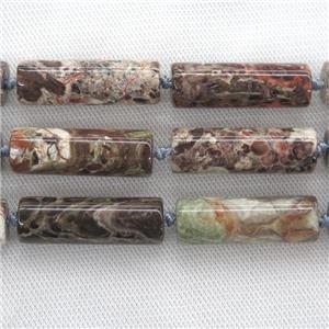 Ocean Jasper column beads, approx 13-40mm