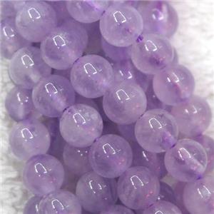 round purple Chalcedony beads, approx 4mm dia