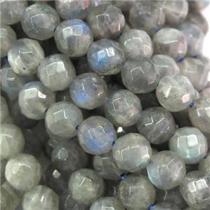 faceted round Labradorite Beads, approx 4mm dia