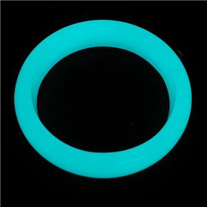 noctilucent stone bangle, approx 8mm wide, 60mm dia