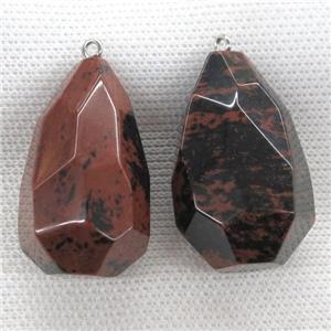 Autumn Jasper pendant, freeform, approx 20-40mm