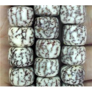 Bodhi wood beads, rondelle, approx 9x11mm, 46pcs per st