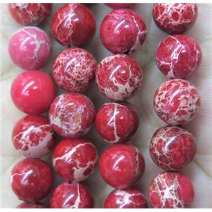 red Sea Sediment Jasper bead, round, approx 6mm dia