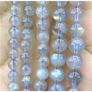 round Labradorite Beads, approx 6mm dia