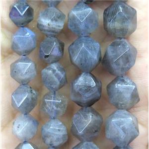 natural Labradorite beads cut round, approx 12mm dia