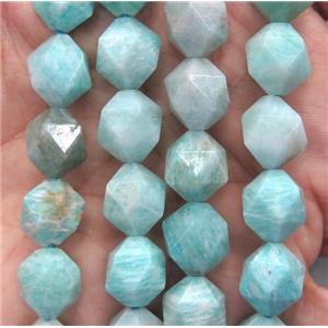 natural green Amazonite beads cut round, approx 6mm dia