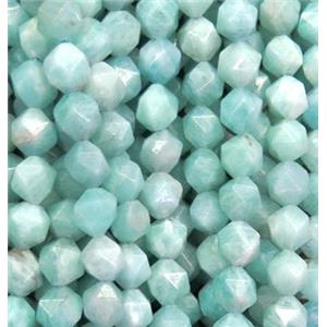 natural green Amazonite beads cut round, approx 10mm dia