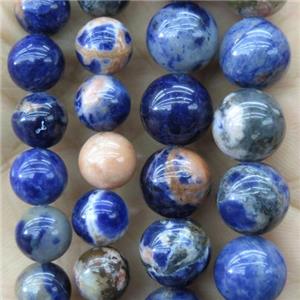 round orange sodalite beads, approx 10mm dia