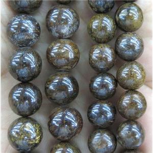 round Bronzite Beads, approx 6mm dia