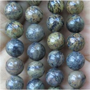 round Firework jasper beads, approx 8mm dia