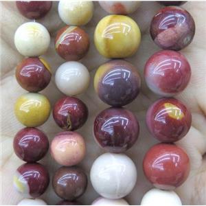 round Mookaite Beads, approx 6mm dia