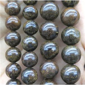 round Bronzite Beads, approx 8mm dia