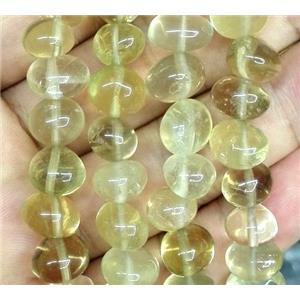 lemon quartz chip beads, approx 8-12mm