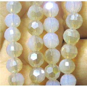 chinese crystal bead, faceted round, approx 6mm dia, 98pcs per st