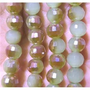 chinese crystal bead, faceted round, approx 8mm dia, 70pcs per st