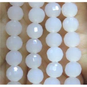 Chinese crystal glass bead, faceted round, approx 6mm dia, 72pcs per st