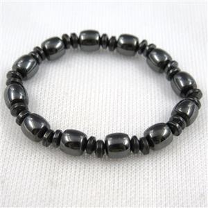 black Hematite bracelet, approx 8mm