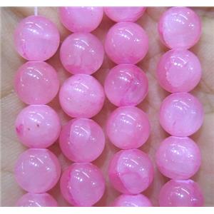 jade bead, round, stabile, approx 6mm dia, 63pcs per st