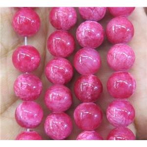 jade bead, round, stabile, approx 10mm dia, 38pcs per st