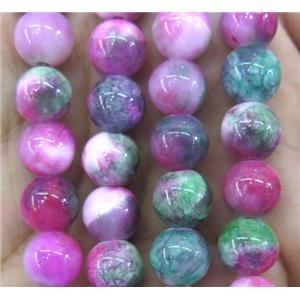 jade bead, round, stabile, approx 10mm dia, 38pcs per st