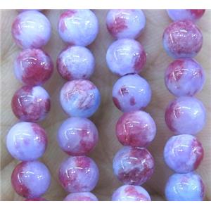 jade bead, round, stabile, approx 6mm dia, 63pcs per st