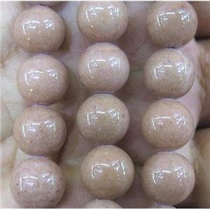 jade bead, round, stabile, approx 4mm dia, 98pcs per st