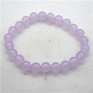 Stretch Jade bracelet, dye, approx 12mm dia, 16pcs per st