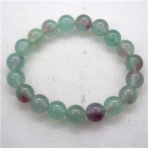 Stretch Jade bracelet, dye, approx 8mm dia, 22pcs per st