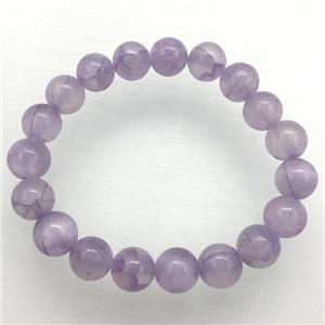 Stretch Jade bracelet, dye, approx 6mm, 28pcs per st