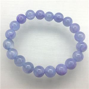 Stretch Jade bracelet, dye, approx 6mm, 28pcs per st