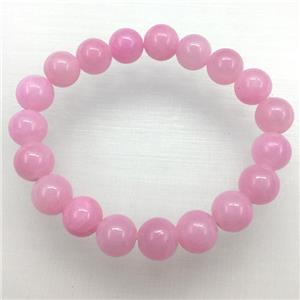 Stretch Jade bracelet, dye, approx 6mm, 28pcs per st